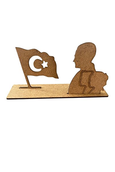 OES HOME 23 Nisan 19 Mayıs Atatürk Bayrak Boyama Ahşap Oyuncak Aktivite Karne...