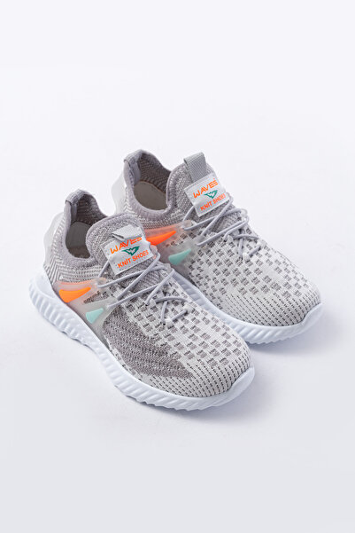 p papuccum ortopedi çocuk ayakkabıları Çocuk Triko Lastikli Hafif Kaydırmaz Taban Spor Ayakkabı