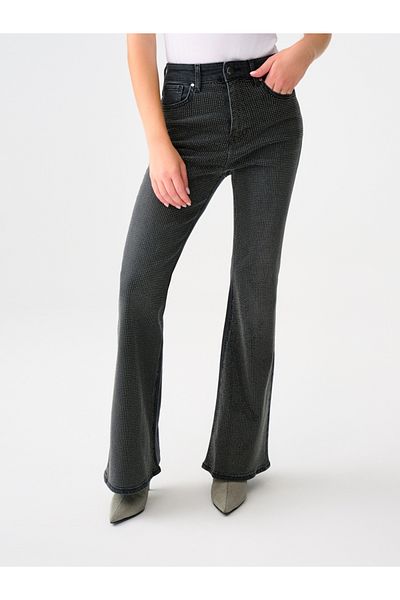 Loft Long Flare Slim Fit Women's Trousers