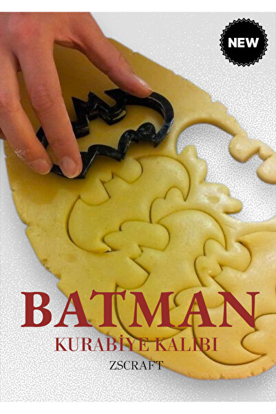 Batman & Superman Batman Kurabiye Kalıbı