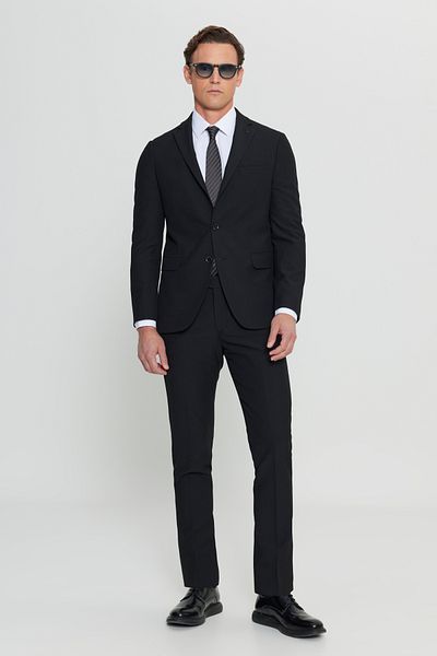 ALTINYILDIZ CLASSICS Altınyıldız Ace030252249 Black Men Slim Fit Suit