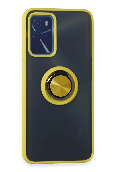 NewFace غطاء سيليكون A16 مونتريال مع حلقة - أصفر Gnzrz