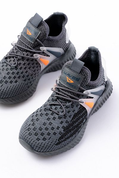p papuccum ortopedi çocuk ayakkabıları Children's Knitwear Elastic Light Anti-Slip Sole Sports Shoes
