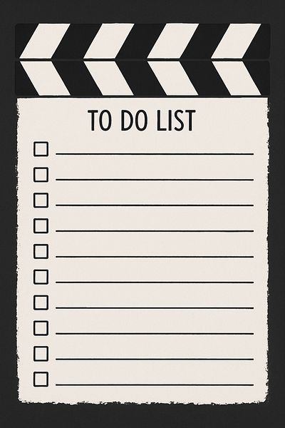 GIFT To Do List Mixed Colors Single Piece 20 Sheets A6 Size