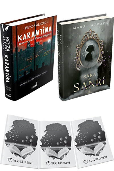 İndigo Kitap الحجر الصحي 2 مجلد و ساكا والخيبة 2 مجلد + هدية