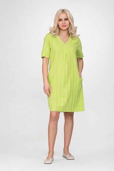 Bold & Young Rochie din lycra din bumbac spalat cu buzunare
