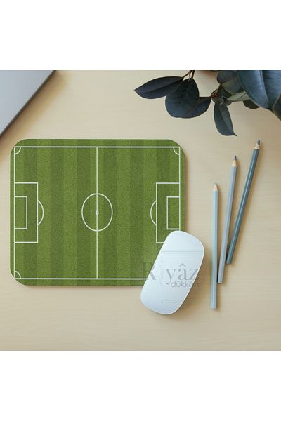 riyaz Football Field Patterned Rectangular Mouse Pad, 17.5 cm X 19.50 cm