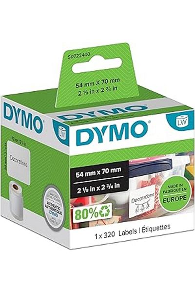 Mu Art Ahşap Dymo S0722440, Lw Floppy Label, (70X54 mm) 320 Labels/Pack - (99015)