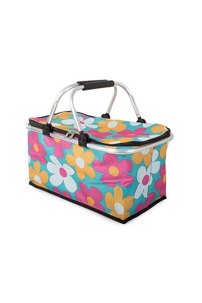 TECOS Cos De Picnic Termic, , Pliabil, Dimensiuni 44x23x22cm, Multicolor