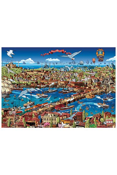 Anatolian Puzzle 3000 Piece Jigsaw Puzzle - Istanbul 1895 4921