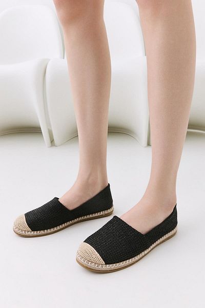 Yaya by Hotiç Schwarze Damen-Espadrille 01AYY 306110 A100