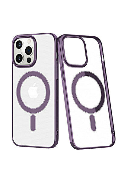 NewFace غطاء حماية لهاتف iPhone 13 Pro Max من Element Magneticsafe - أرجواني ...