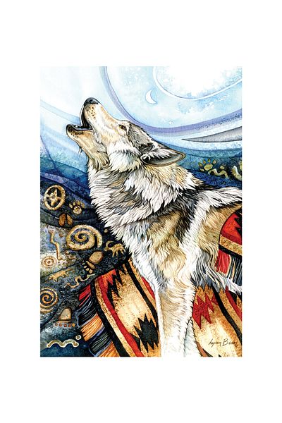 Anatolian Puzzle 260 Piece XL Jigsaw Puzzle - Wolf Scream 3328