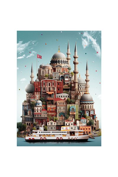 Anatolian Puzzle 1000 Piece Jigsaw Puzzle - Tophane 1162