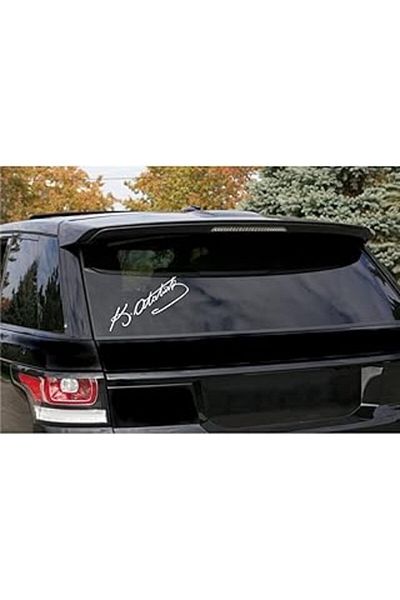 DERİK Sticker Master Kemal Atatürk Signature Motorcycle, Helmet, Laptop, Motor and Automobile Vehicle Sticker 20 X 6 cm Bey