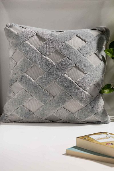 FH finehome Husa de perna Polin cu model diamant 45x45cm