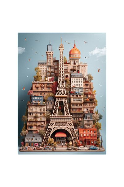 Anatolian Puzzle 1000 Piece Jigsaw Puzzle - Eiffel 1168