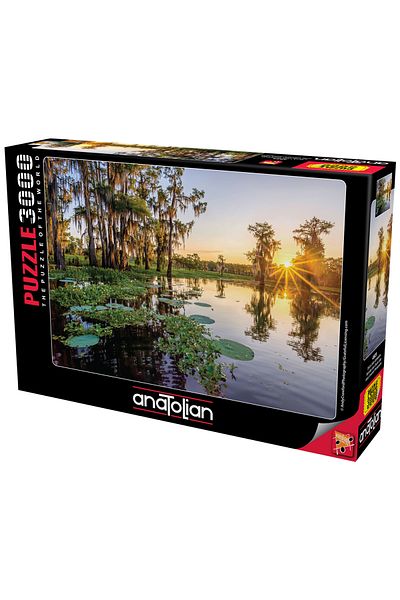 Anatolian Puzzle 3000 Piece Jigsaw Puzzle - Duck Lake Sunset 4925