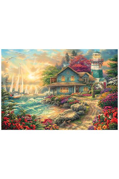 Anatolian Puzzle 2000 Piece Jigsaw Puzzle - Blue Mansion 3964