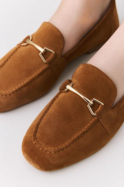 Yaya by Hotiç Mocasnic de damă din piele maronie cu cataramă
