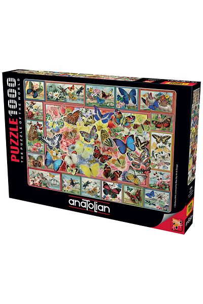 Anatolian Puzzle 1000 Piece Jigsaw Puzzle - Butterflies 1094