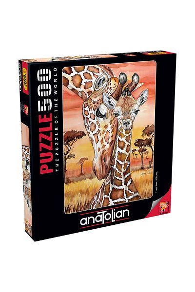 Anatolian Puzzle 500 Piece Jigsaw Puzzle - Giraffe 3615