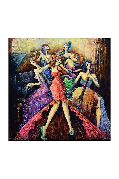 Anatolian Puzzle 1024 Piece Jigsaw Puzzle - Women's Orchestra 1014