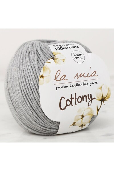 N&M STORE La Mia Cottony Gray Baby Hand Knitting Lanyard - P20-L020 - 33557