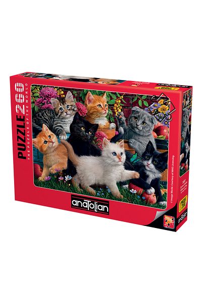 Anatolian Puzzle 260 Piece XL Jigsaw Puzzle - Player Cats 3327