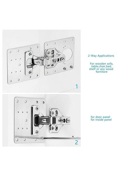 elaletionline Stainless Steel Hinge Repair Plate