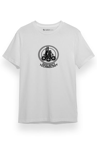 Tshirthane Ανδρικό μπλουζάκι με κοντό μανίκι The Hunger Games District 3 Technology