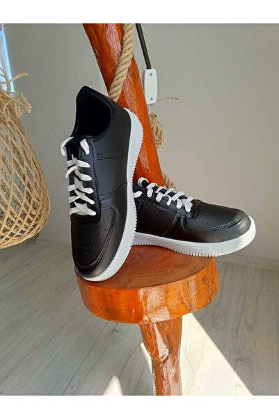 KDY Siyah Sneaker Spor Ayakkabı Erkek Spor Ayakkabı