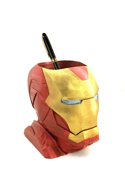 Kartallar Store Polyester Iron Man Pen Holder