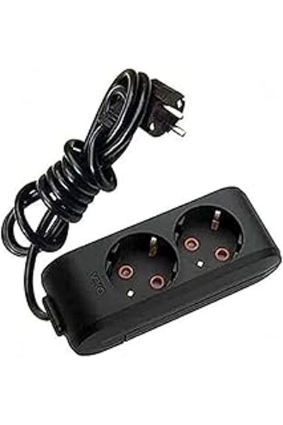 DERİK Sbl Multi-Let Black Double Socket Ball Wired Ç.K. 3 Mt Sblshp 1064356