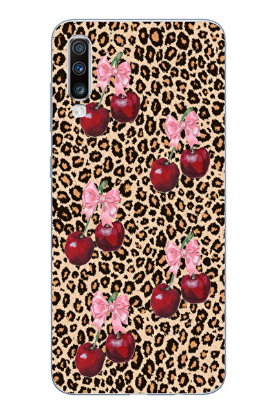 moonset Samsung Galaxy A30S/A50/A50S Uyumlu Leopar ve Fiyonk Tasarımlı Baskıl...