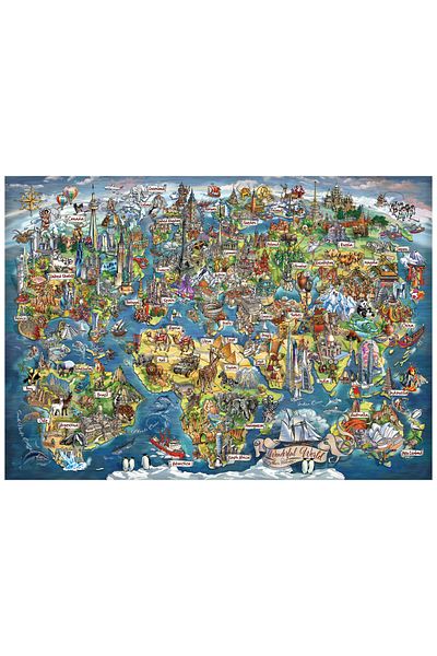 Anatolian Puzzle 3000 Piece Jigsaw Puzzle - Wonderful World 4923