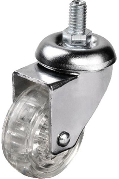 LiderGlobal Hts 302 - 50X20 mm Transparent Roller Screw Wheel