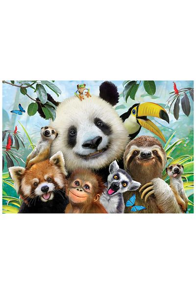 Anatolian Puzzle 500 Piece Jigsaw Puzzle - Zoo Selfie 3596
