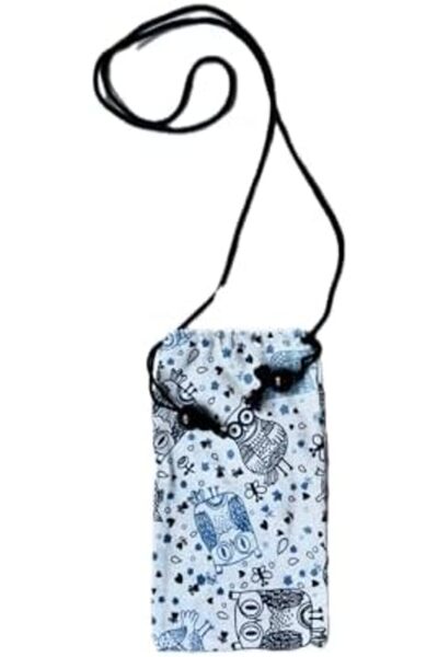 Generic 2 Pcs of Cloth Drawstring Mini Bag With Strap Ancient Style (01)