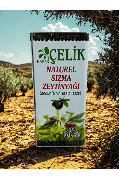 Çelik 5 LT Naturel Sızma Zeytinyağı