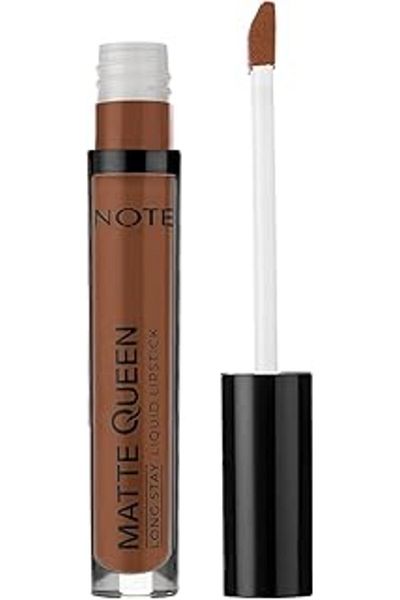 Mu Art Note Cosmetique Matte Queen Lipstick Lasting Matte Liquid Lipstick, 23 Sweet Cinnamon, Brown