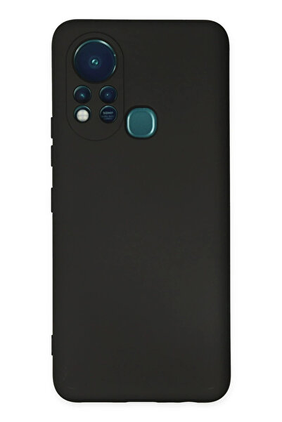 NewFace حافظة إنفينيكس هوت 11 إس نانو من الداخل سيليكون مخملي - أسود 1490041709