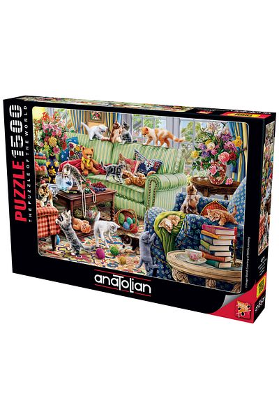 Anatolian Puzzle 1500 Piece Jigsaw Puzzle - Naughty in the Salon 4575