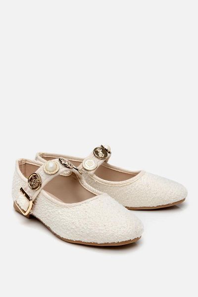 Yaya by Hotiç Balerini de damă Plush Cream Stone
