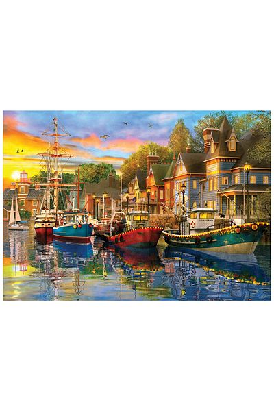 Anatolian Puzzle 1500 Piece Jigsaw Puzzle - Harbor Lights 4564