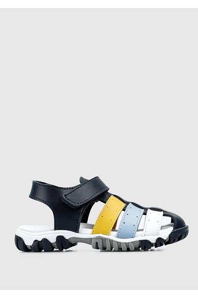 Kiddo Φλατ σανδάλια αγοριού Navy Blue