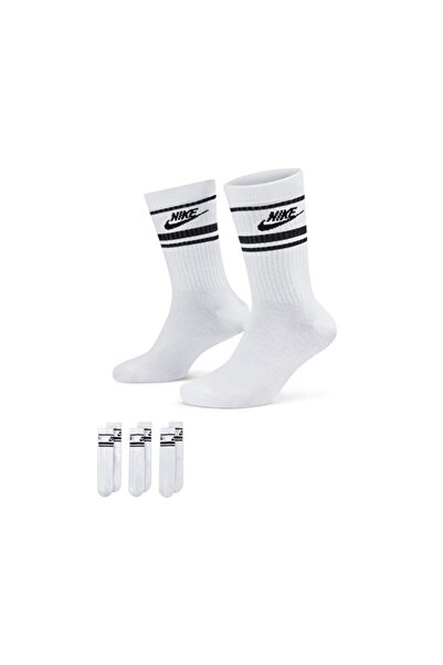 Nike جوارب U Nk Nsw Everyday Essential Cr (3 أزواج) DX5089-103 أبيض