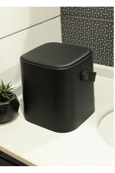 STOREMAX Muartshop Dust Bin 4 Lt Black 871301