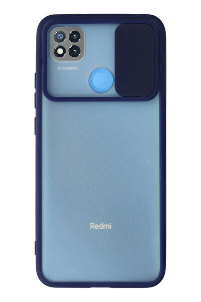 NewFace حافظة هاتف Xiaomi Redmi 9C مصنوعة من السيليكون المنزلق للكاميرا - أزر...