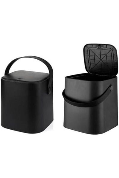 STOREMAX Muartshop Dust Bin 4 Lt Black 871301